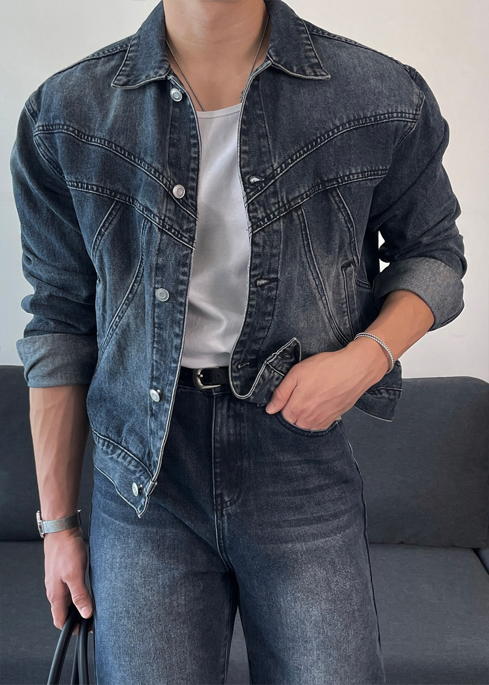 褲子模特兒穿著圖片-S1L22