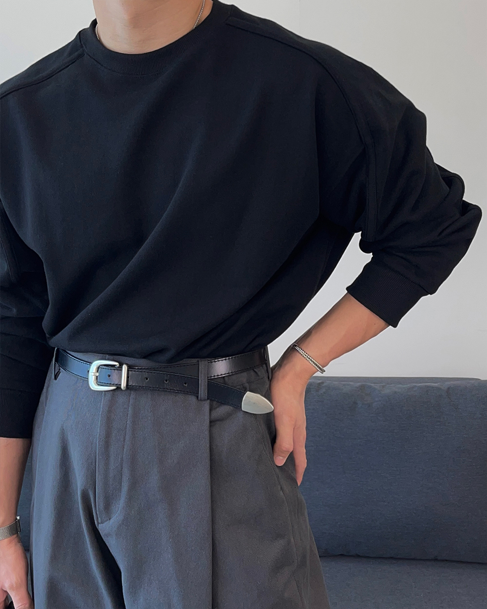 褲子模特兒穿著圖片-S1L27