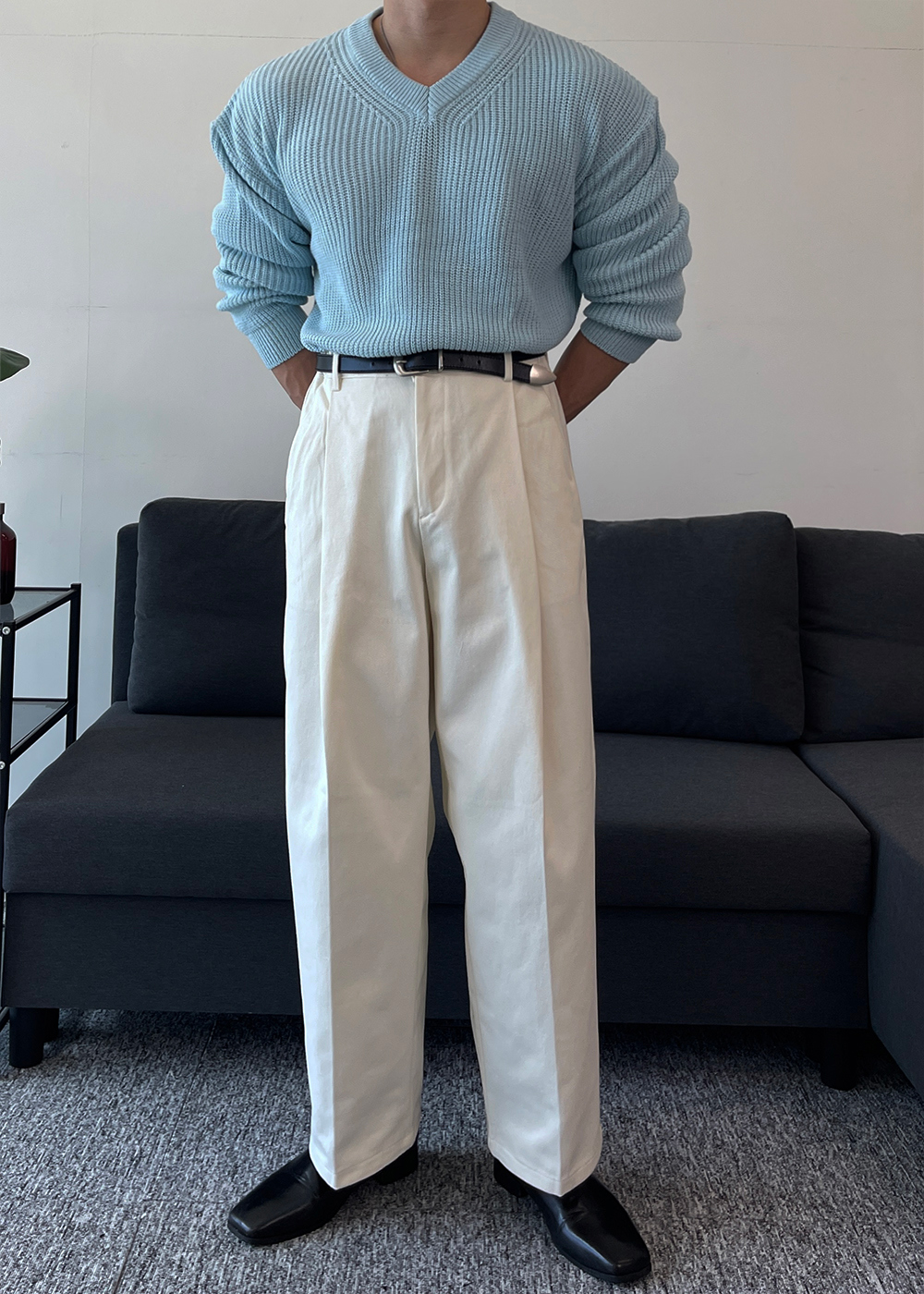 褲子模特兒穿著圖片 - S1L38