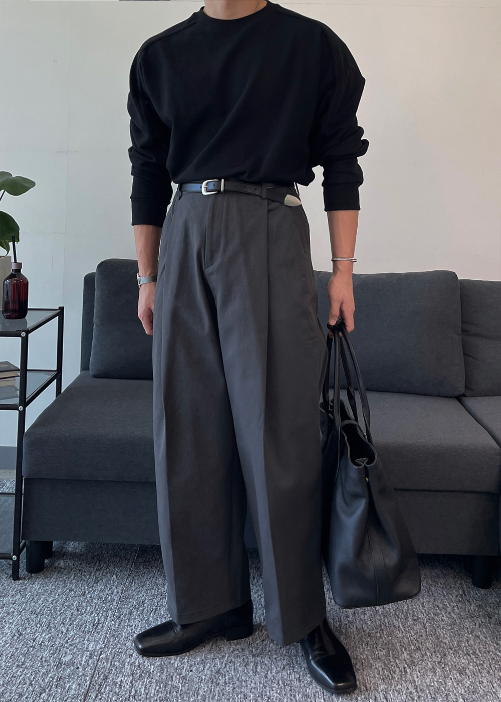 褲子模特兒穿著圖片-S1L23