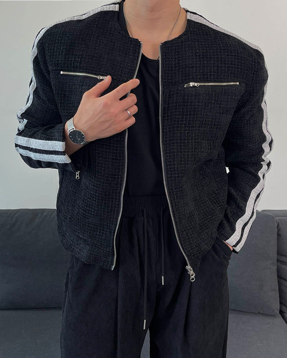 夾克模特兒穿著圖-S2L12