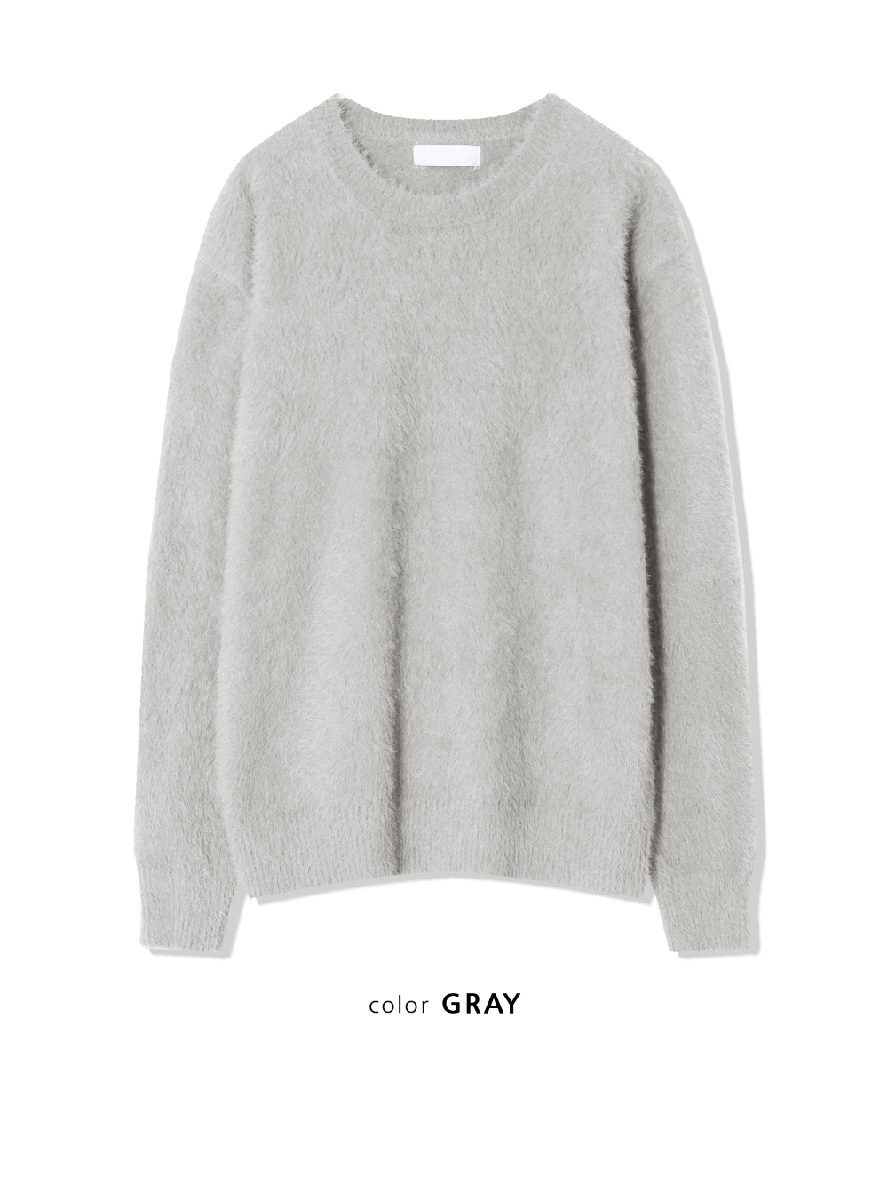 긴팔 티셔츠 그레이 색상 이미지-S1L52