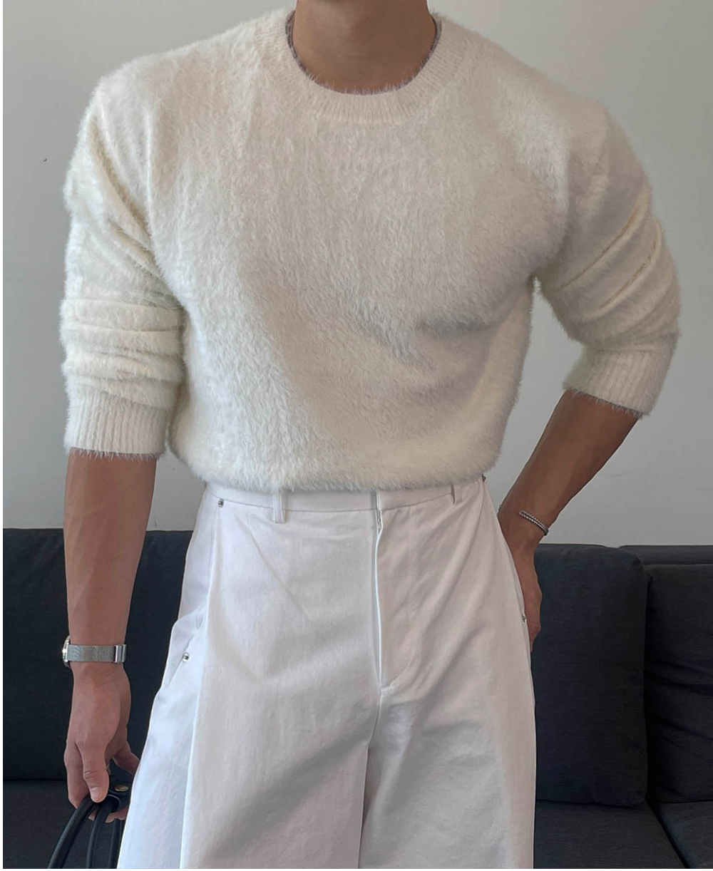 긴팔 티셔츠 모델 착용 이미지-S1L19