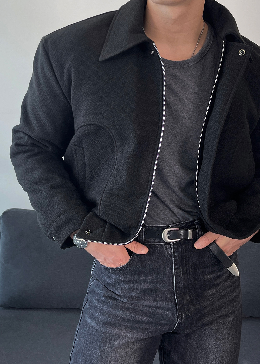 夾克模特兒穿著圖-S2L13