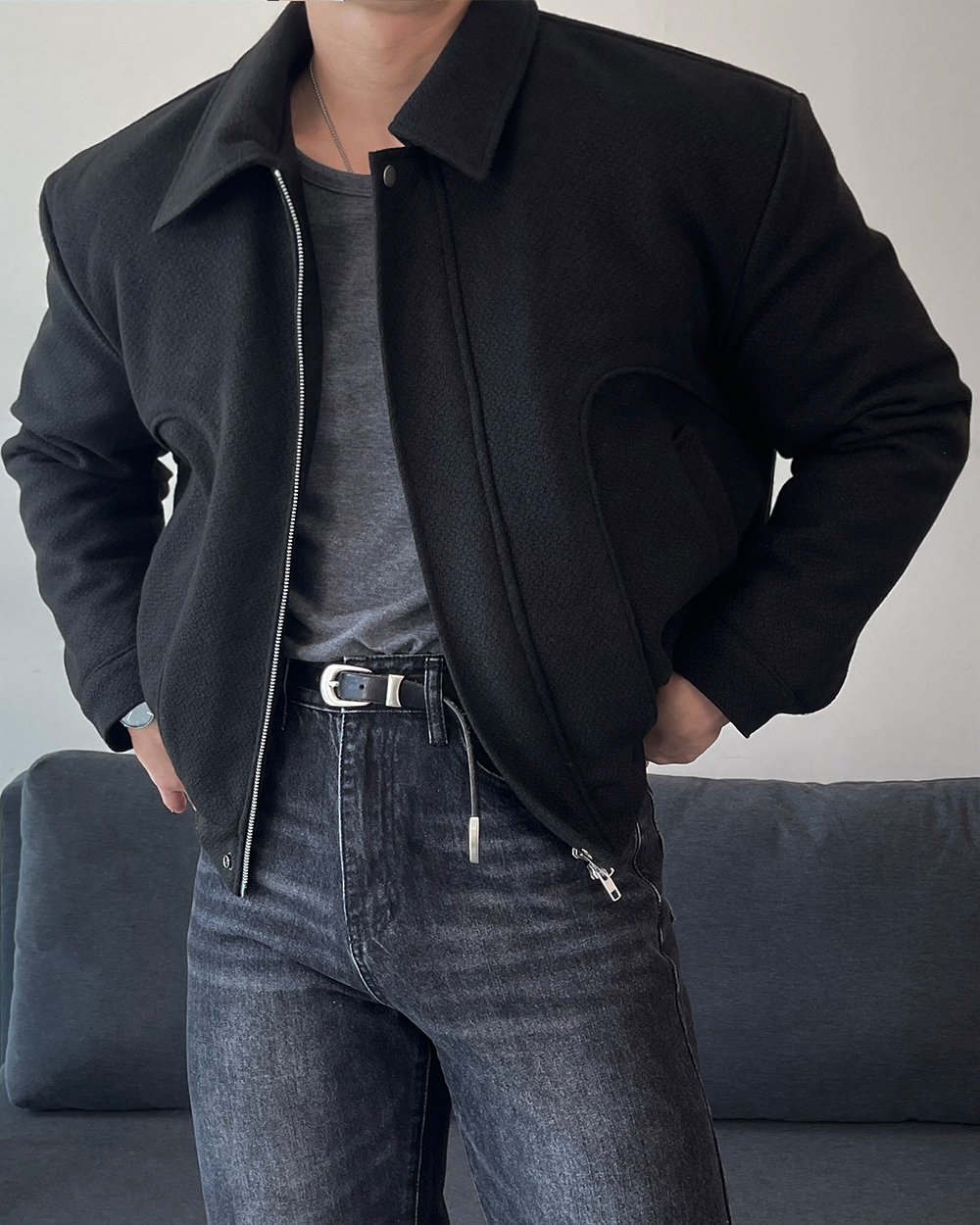 夾克模特兒穿著圖-S2L14