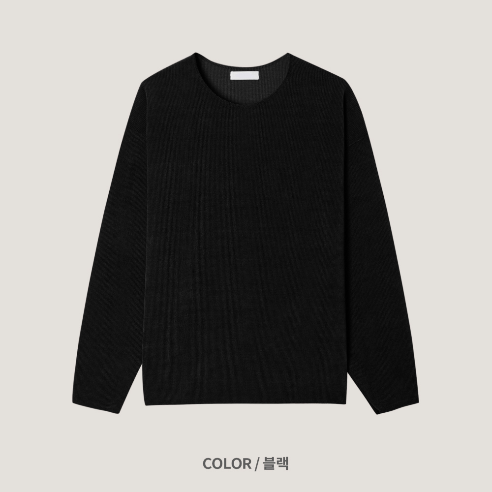 긴팔 티셔츠 차콜 색상 이미지-S2L8