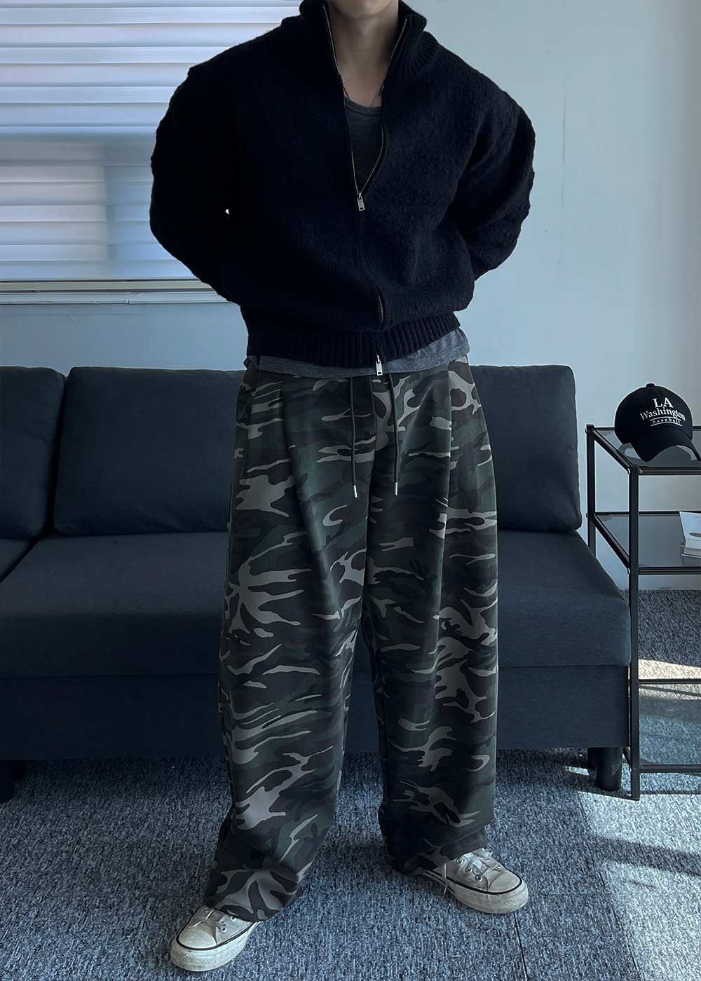 바지 모델 착용 이미지-S1L22