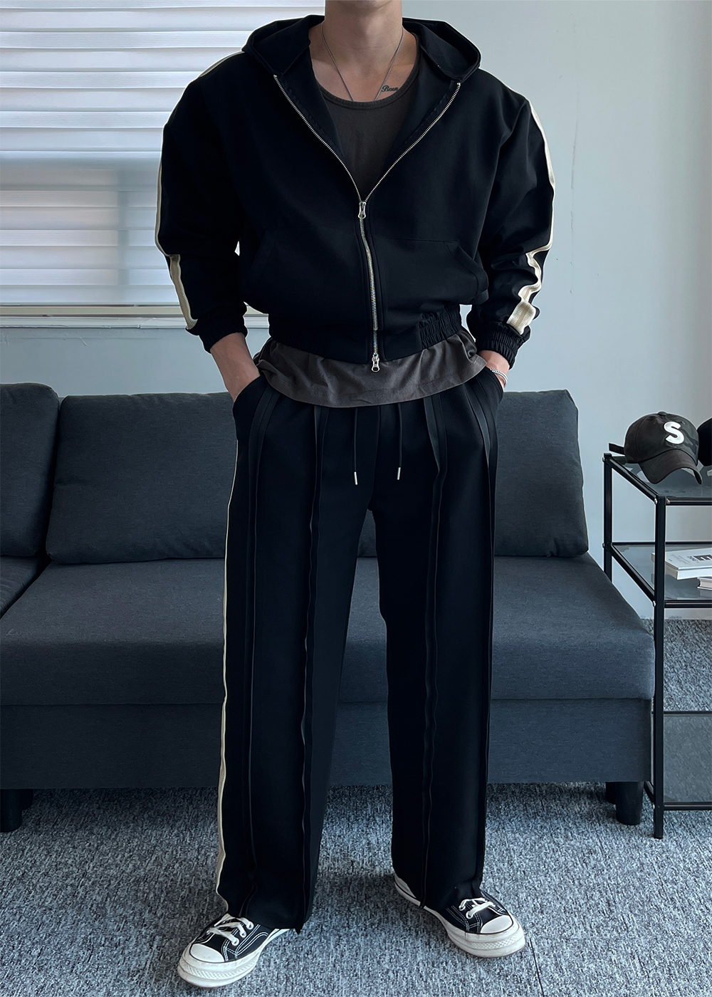 短袖T卹模特兒穿著圖片 - S1L37