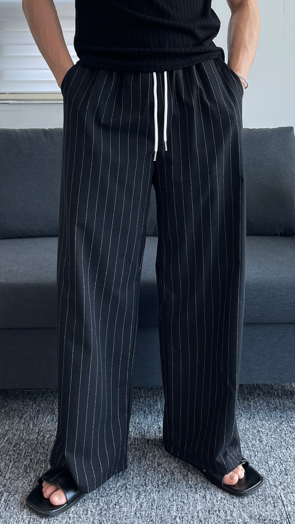 바지 모델 착용 이미지-S1L22