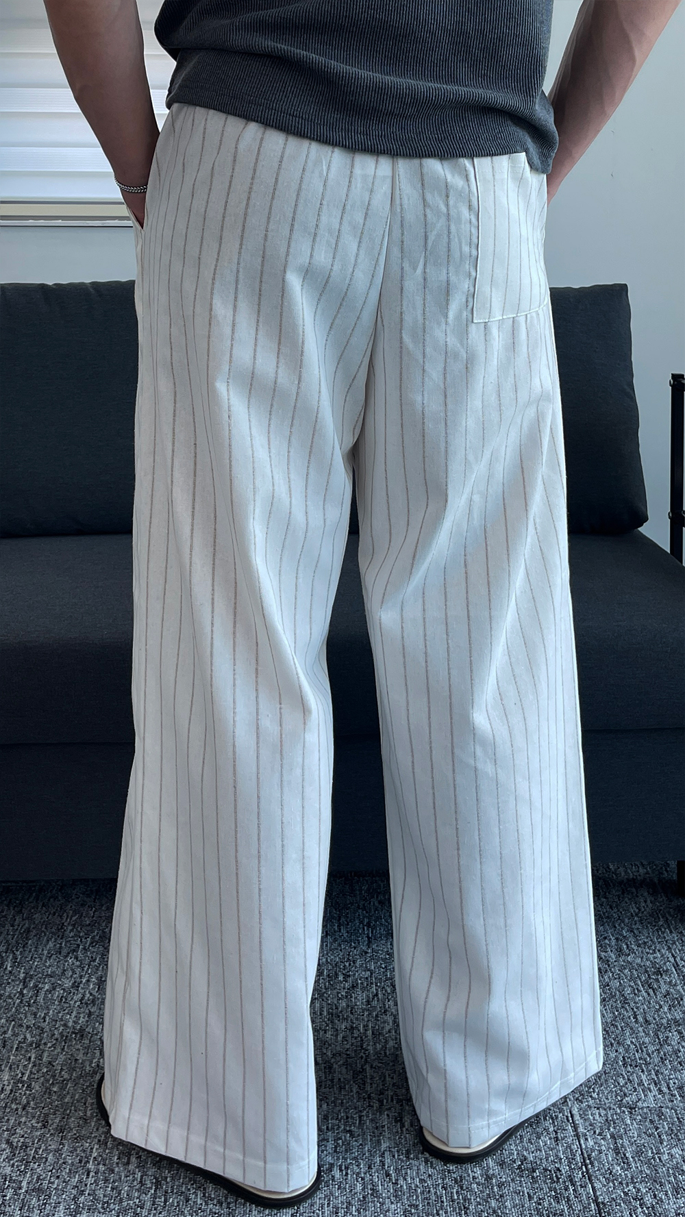 바지 모델 착용 이미지-S1L36