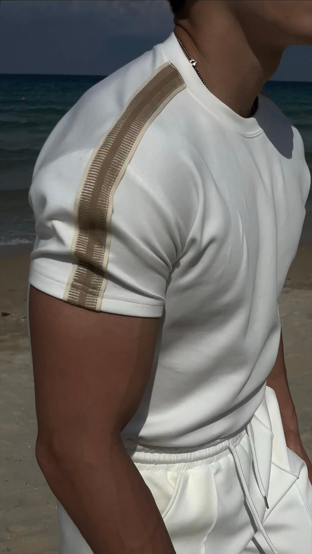 模特兒身穿短袖T卹圖片 - S5L10