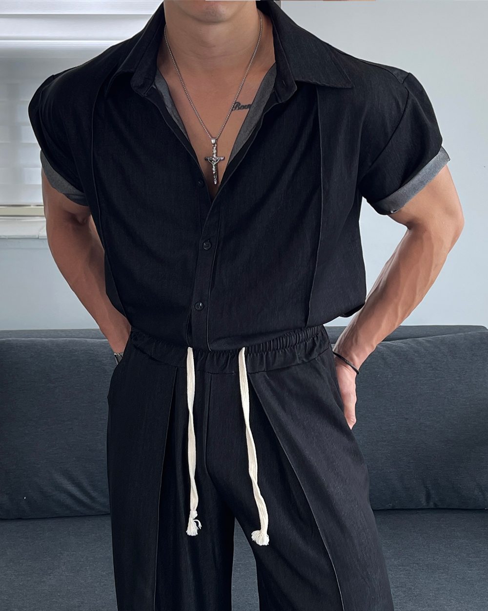 褲子模特兒穿著圖片 - S1L31