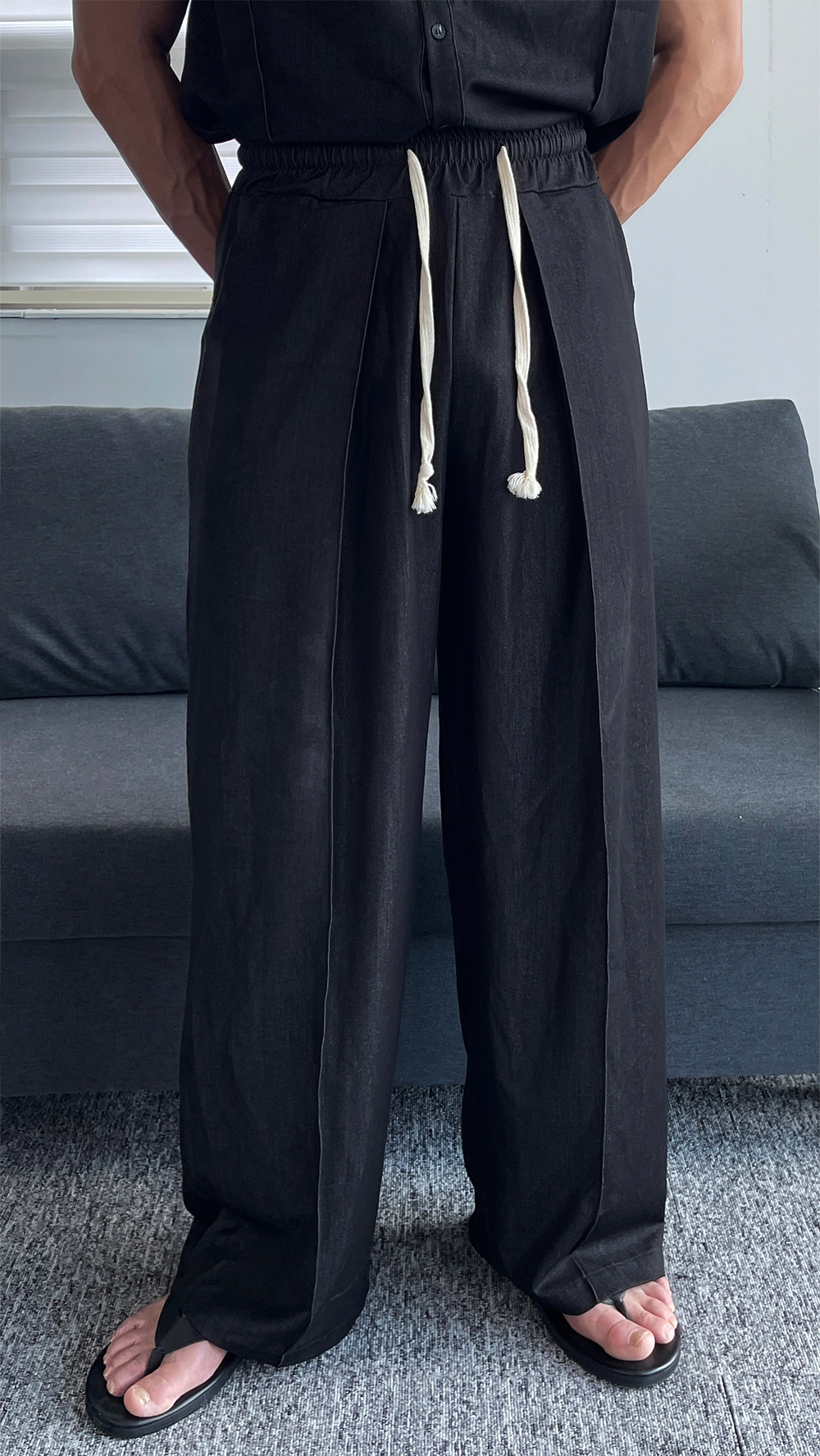 코트 모델 착용 이미지-S1L31