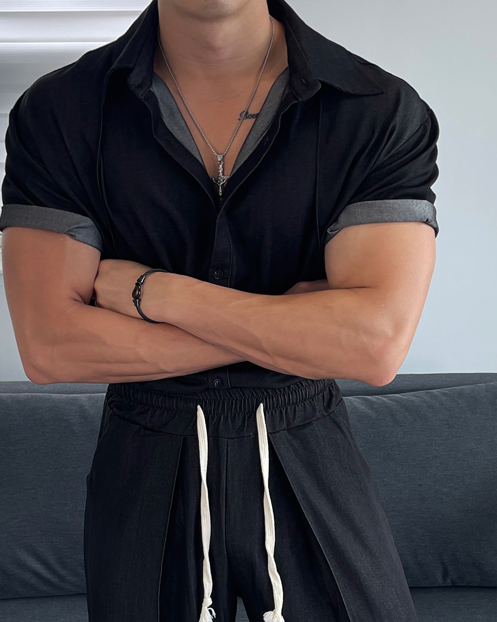 褲子模特兒穿著圖片 - S1L30