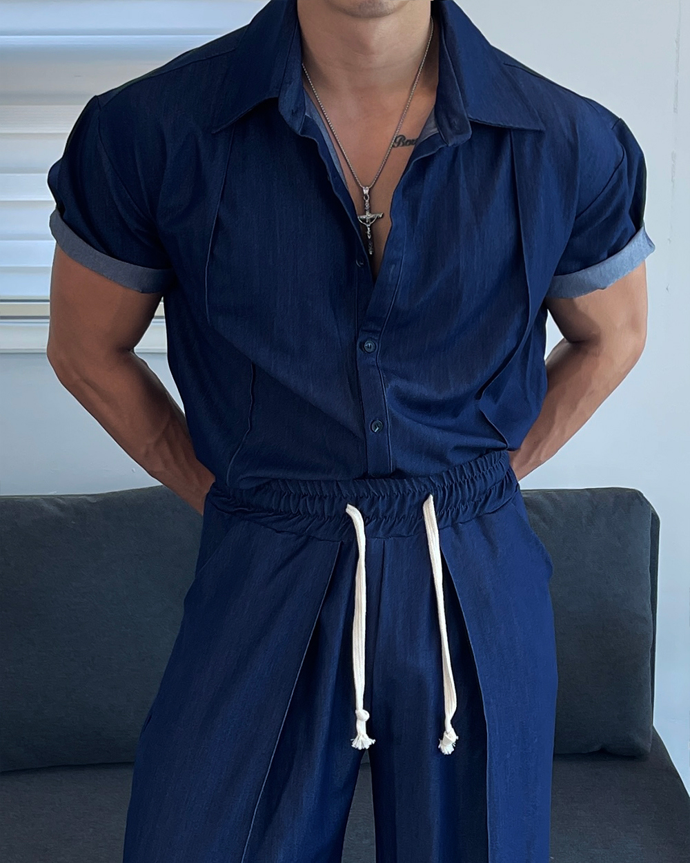 褲子模特兒穿著圖片 - S1L45