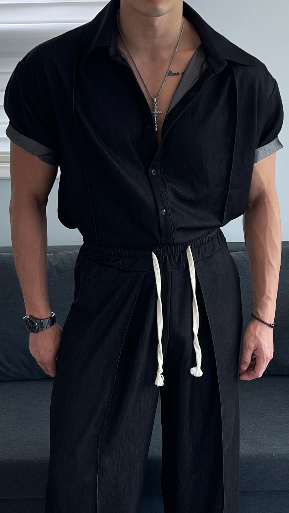 코트 모델 착용 이미지-S1L21