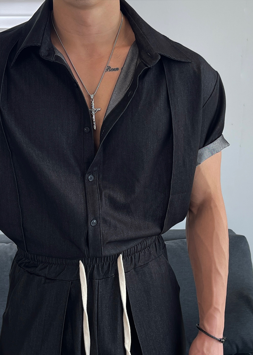 코트 모델 착용 이미지-S1L30