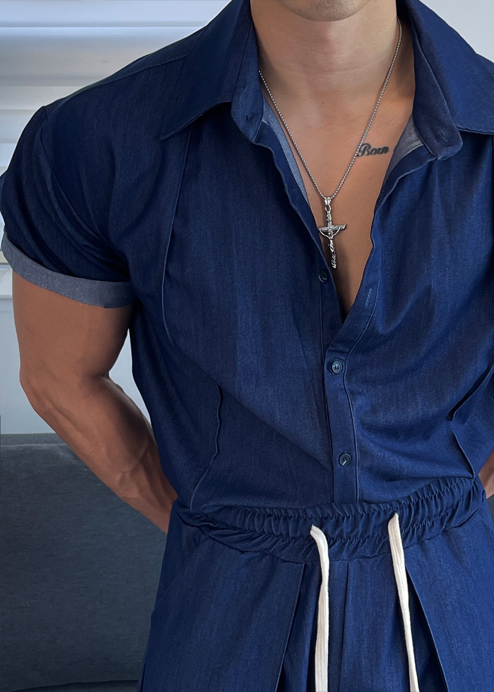 코트 모델 착용 이미지-S1L38