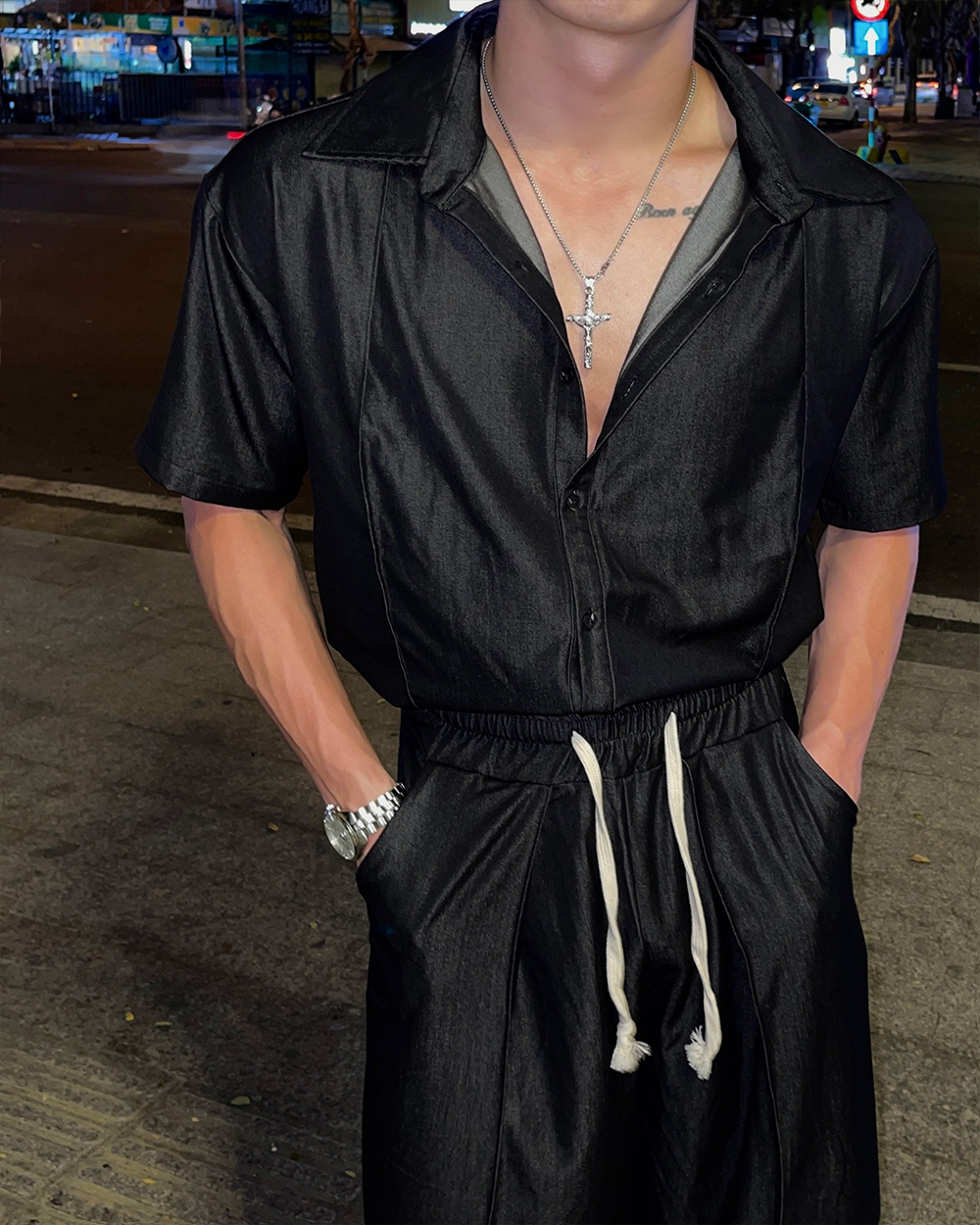 코트 모델 착용 이미지-S2L8