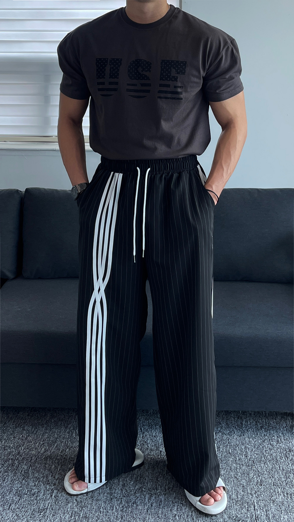 褲子模特兒穿著圖片 - S1L43