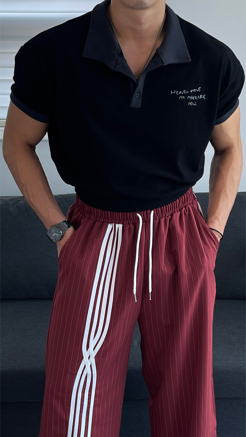 褲子模特兒穿著圖片 - S1L30