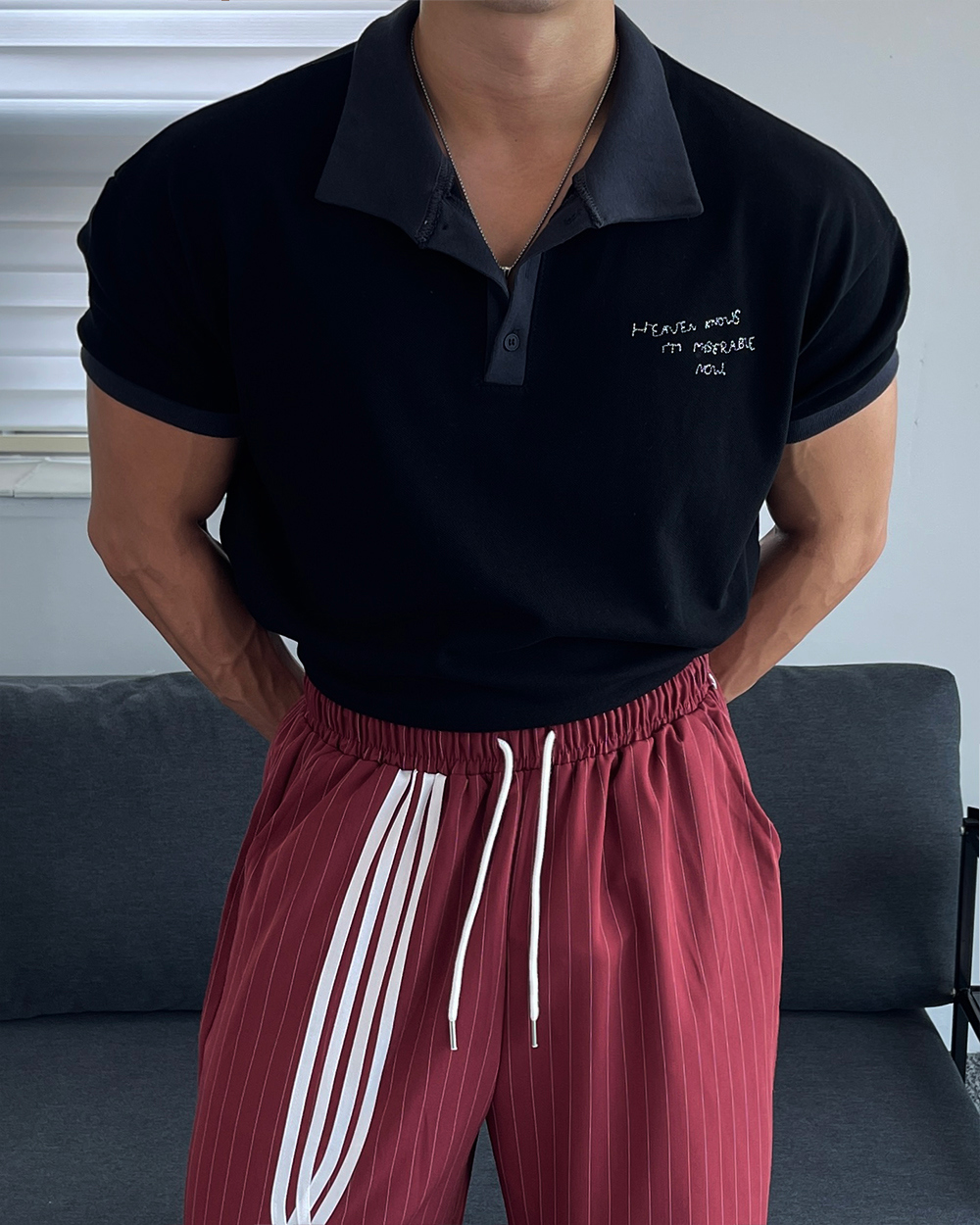 褲子模特兒穿著圖片 - S1L25