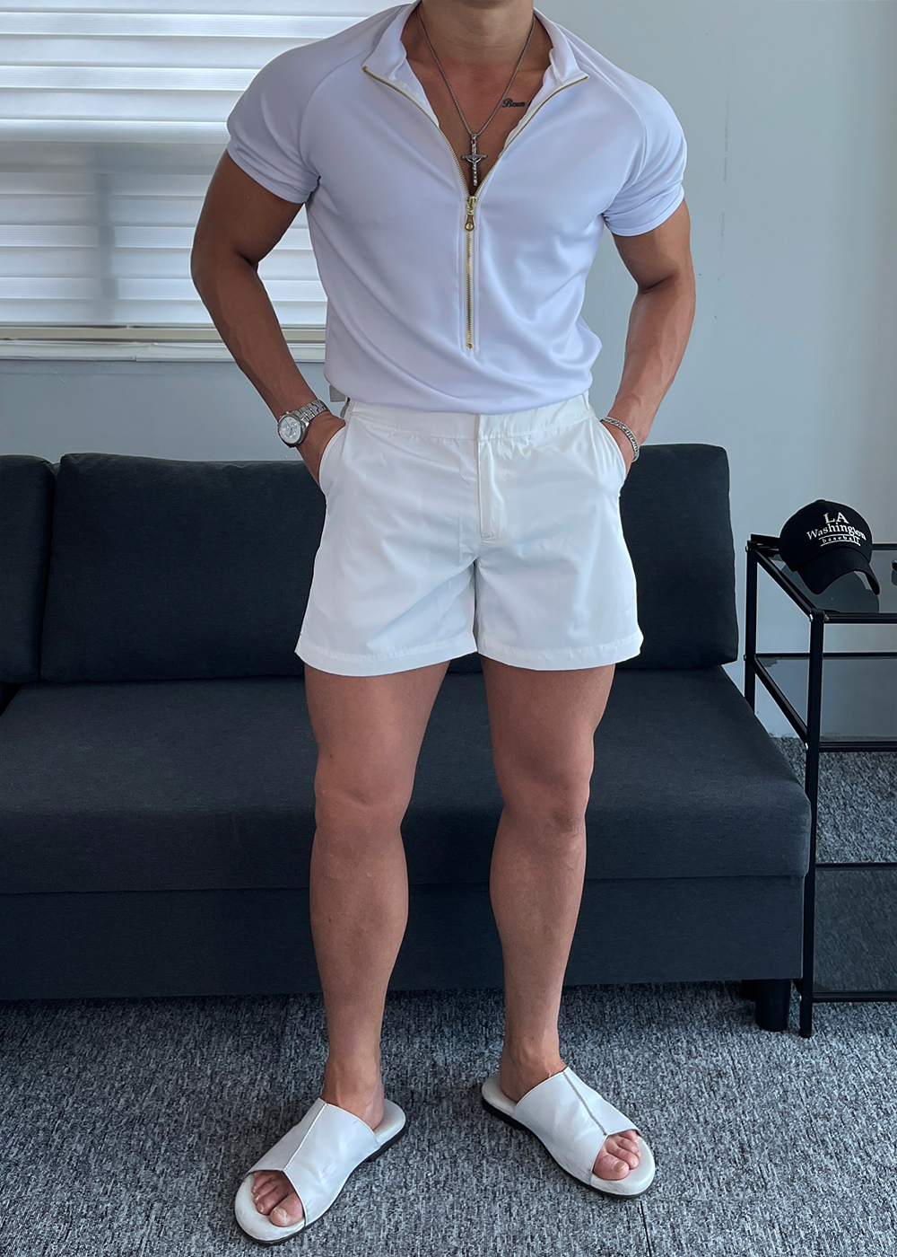 短袖T卹模特兒穿著圖片 - S1L31