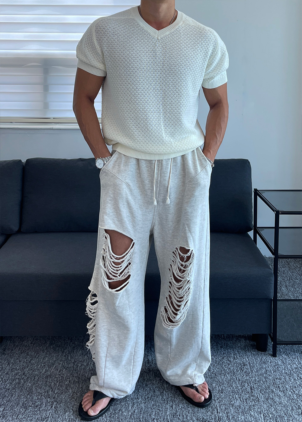 반팔 티셔츠 모델 착용 이미지-S1L41