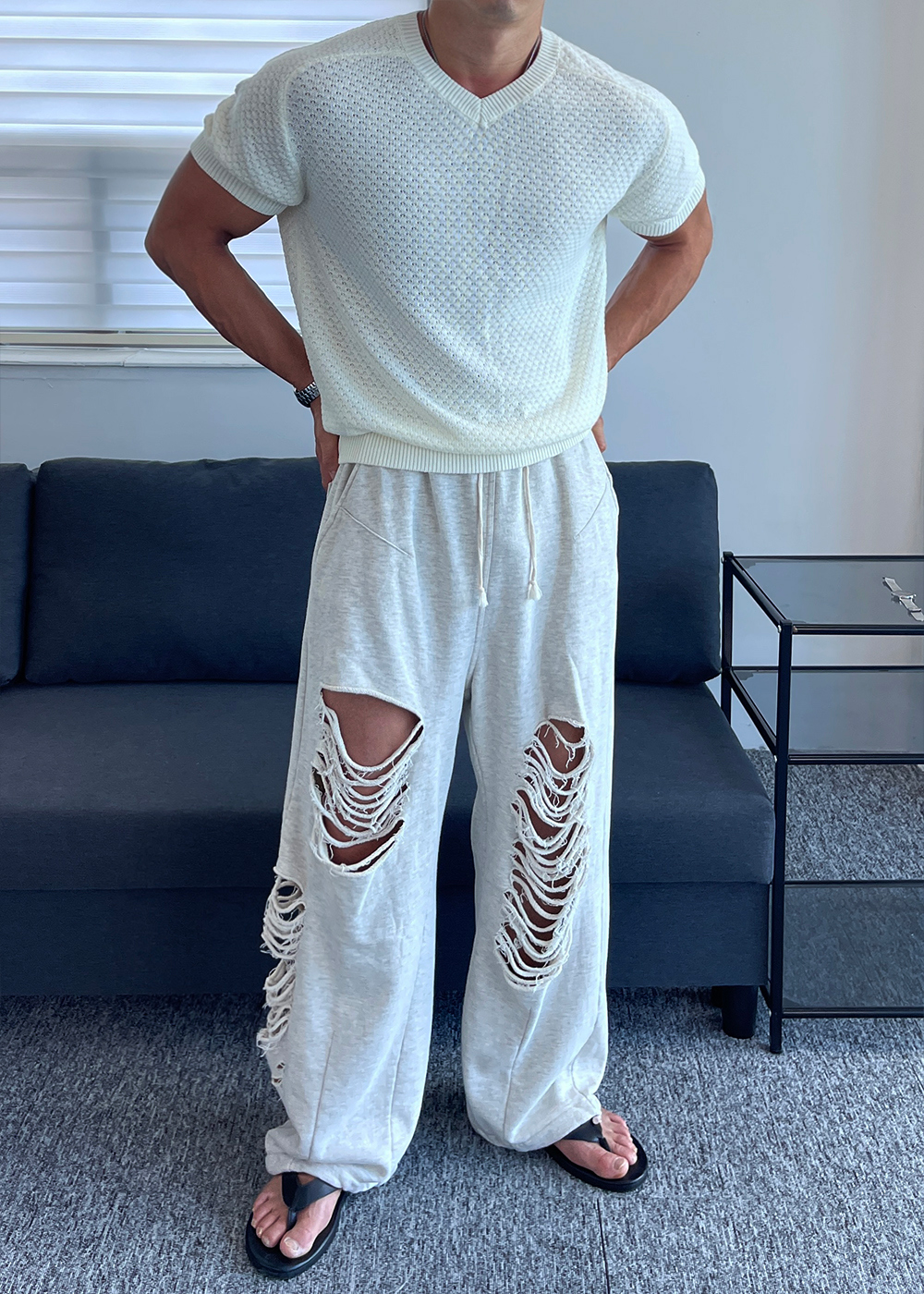 반팔 티셔츠 모델 착용 이미지-S1L44