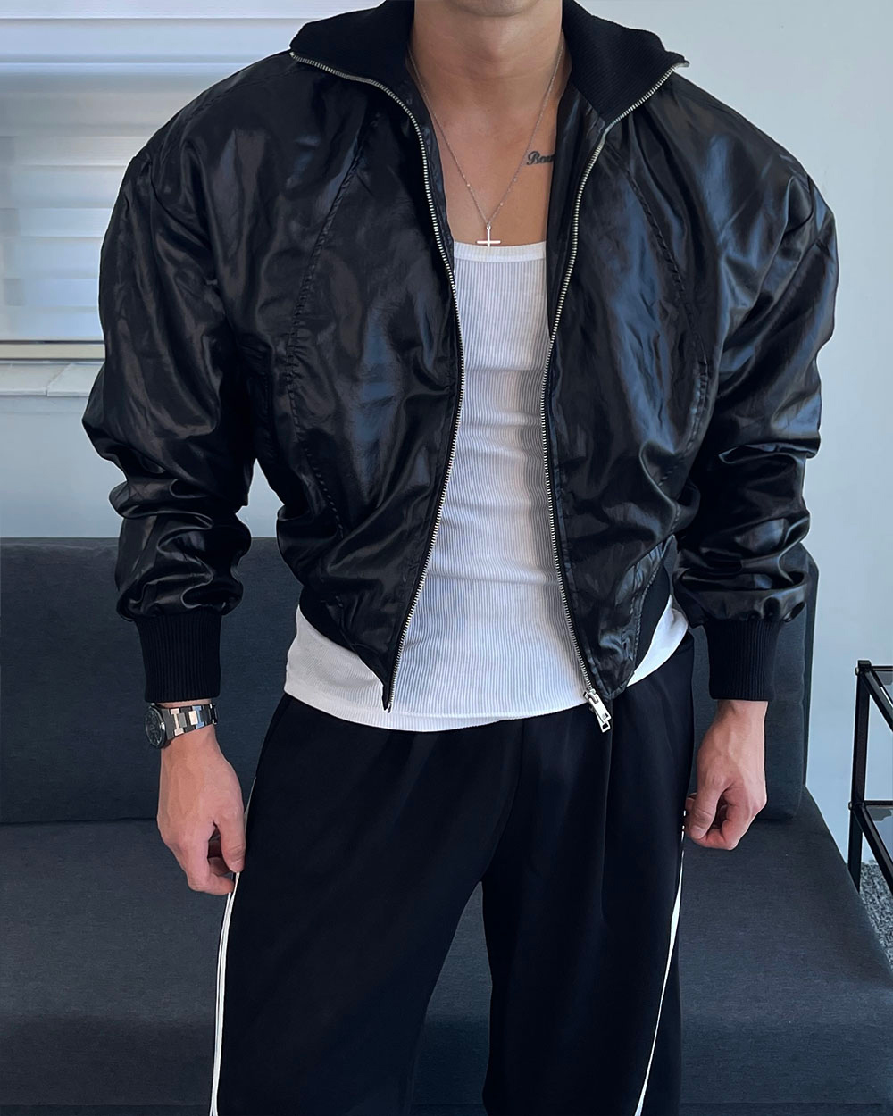 바지 모델 착용 이미지-S1L24