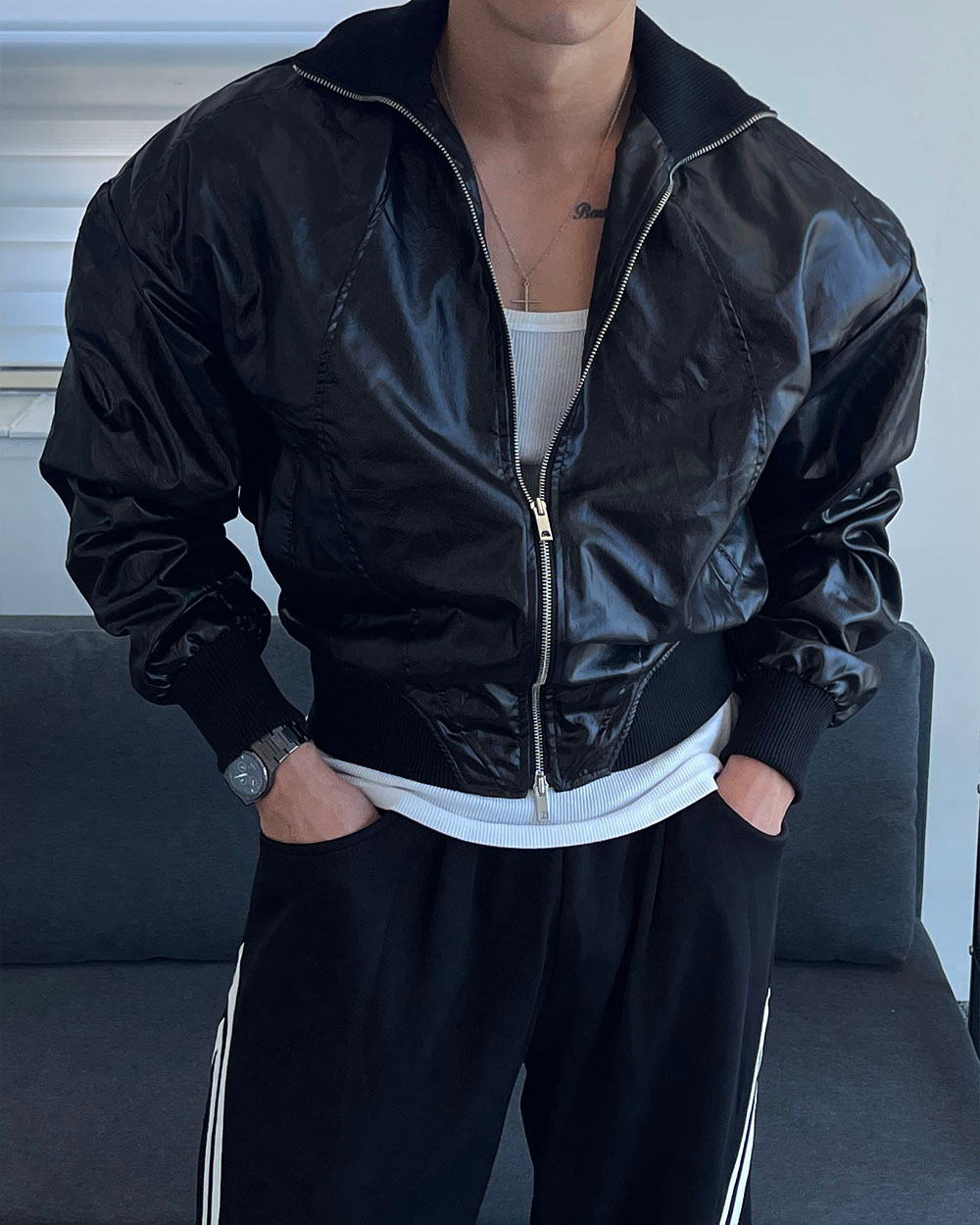 바지 모델 착용 이미지-S1L27