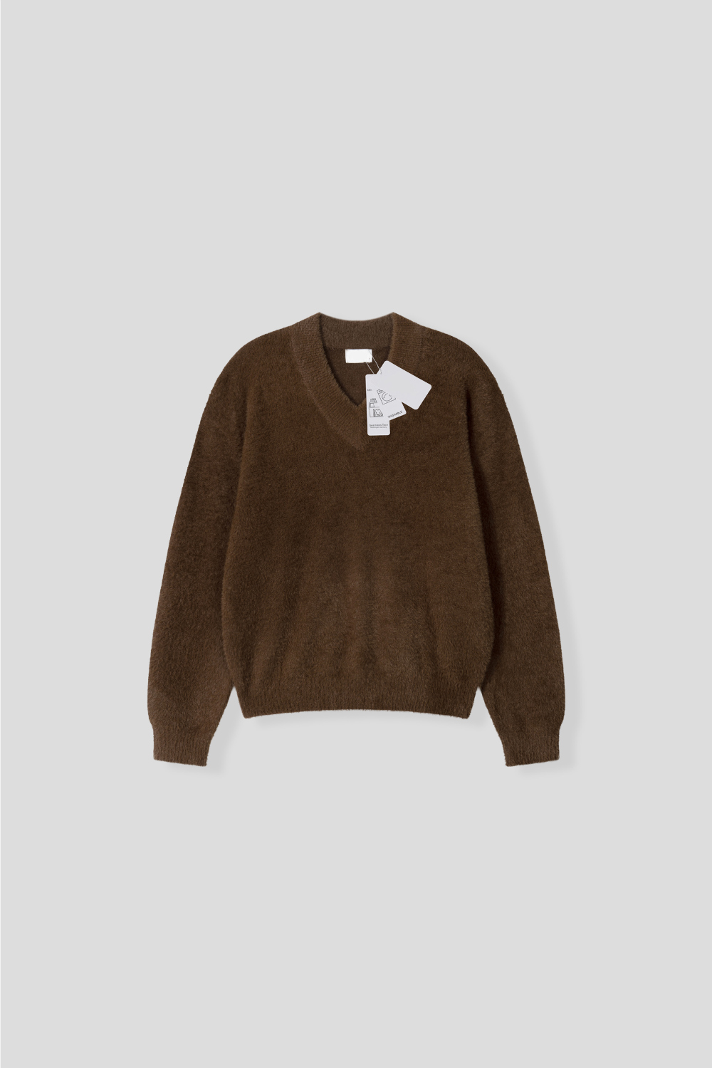 긴팔 티셔츠 브라운 색상 이미지-S2L15