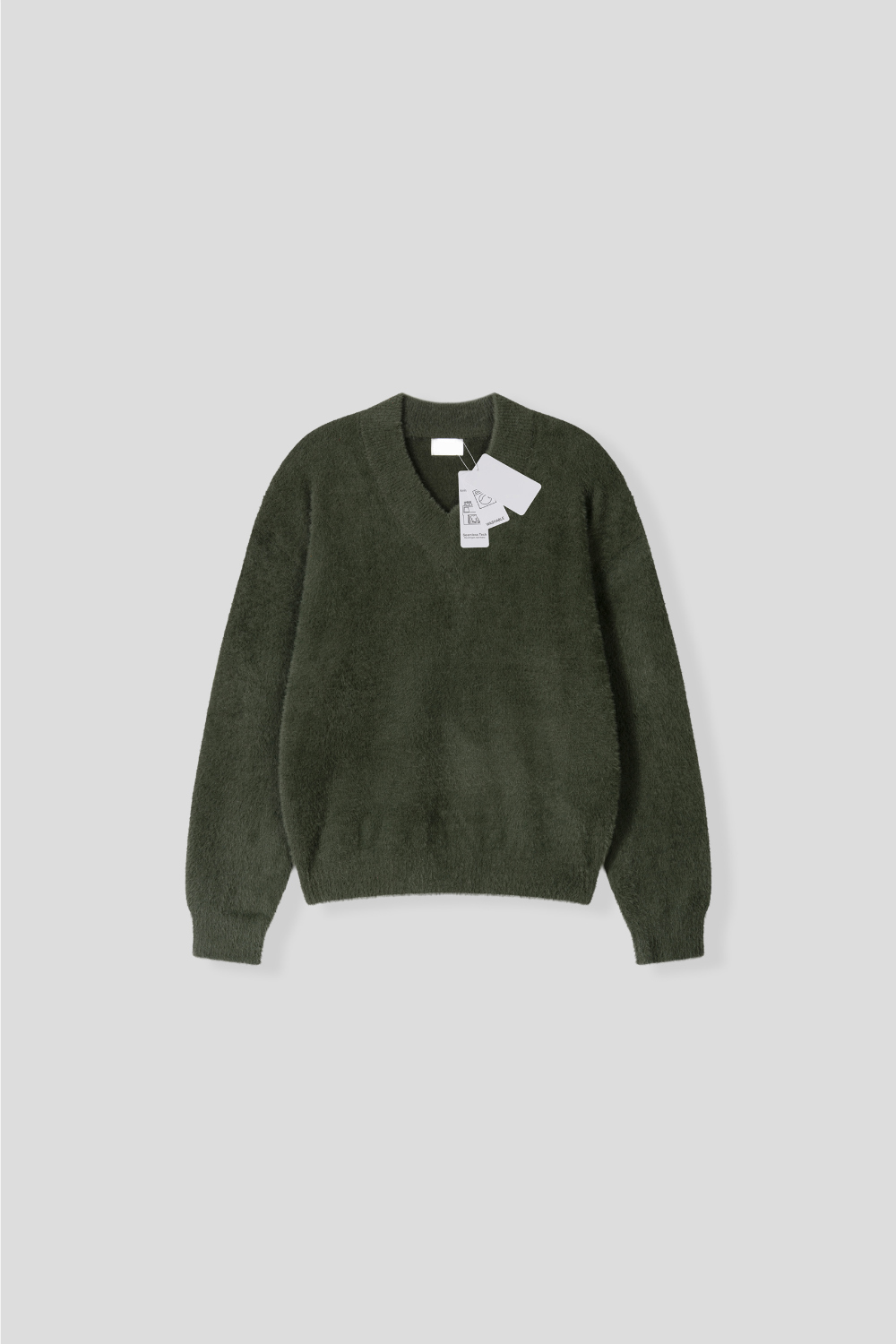 긴팔 티셔츠 카키 색상 이미지-S2L11