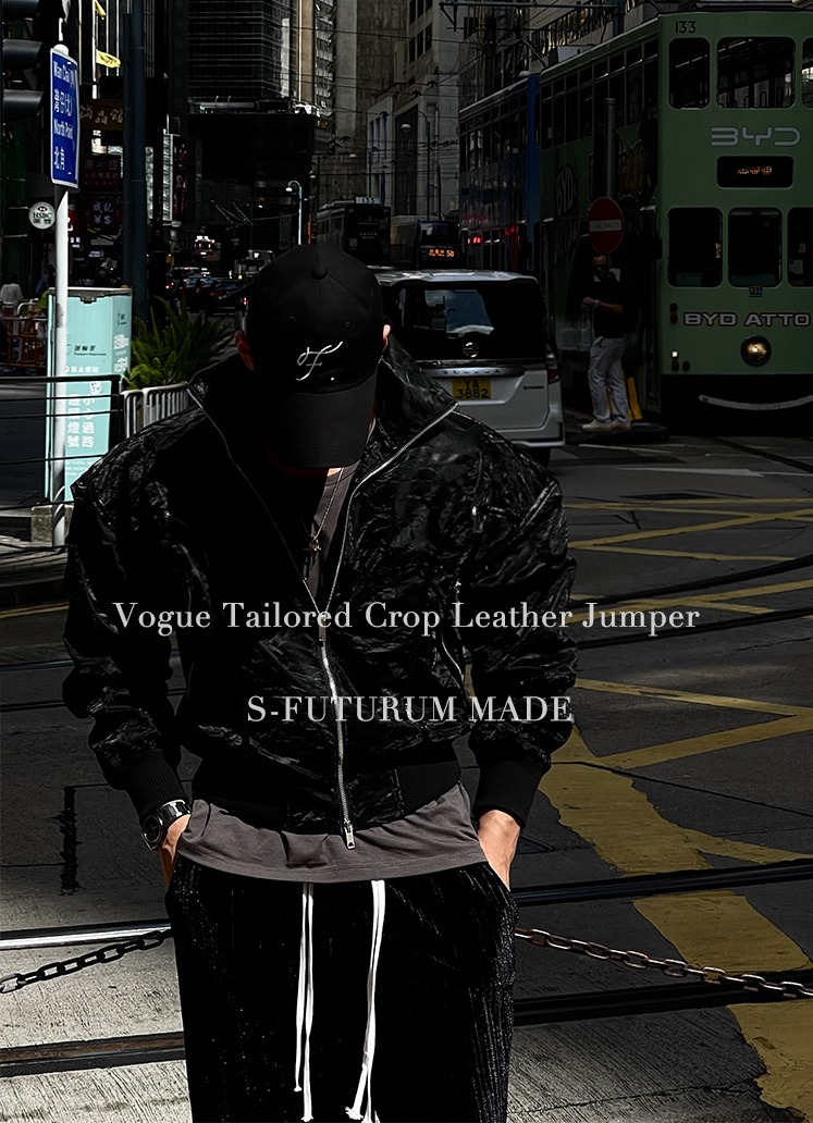 헤비 부클 니트 집업 예시