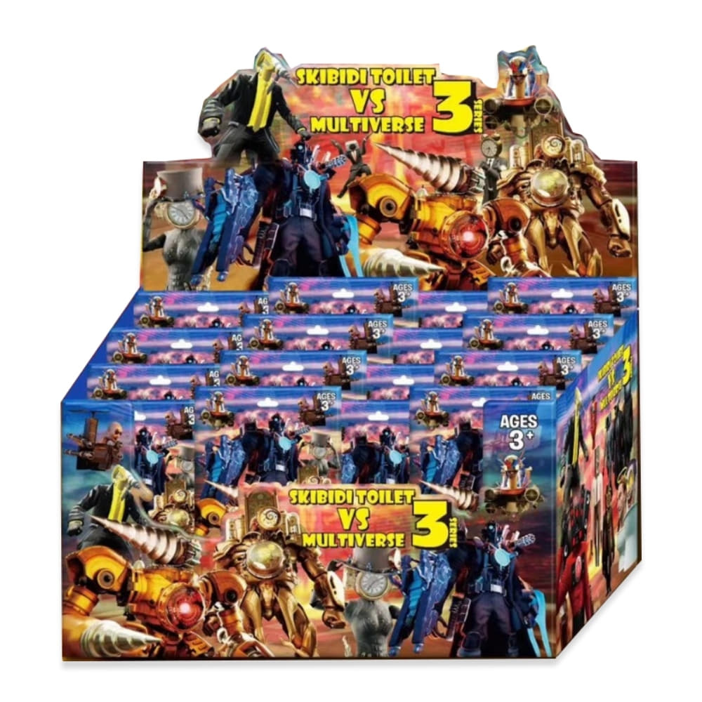 스키비디 토일렛 VS 멀티버스 랜덤 피규어 카드 세트 1박스 24개입 | 플유
