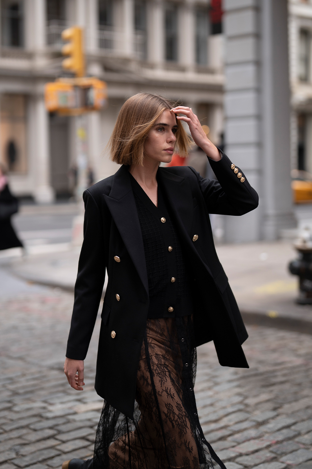 The Barnnet ／ アイレットカーディガン Butt Eyelet Knit