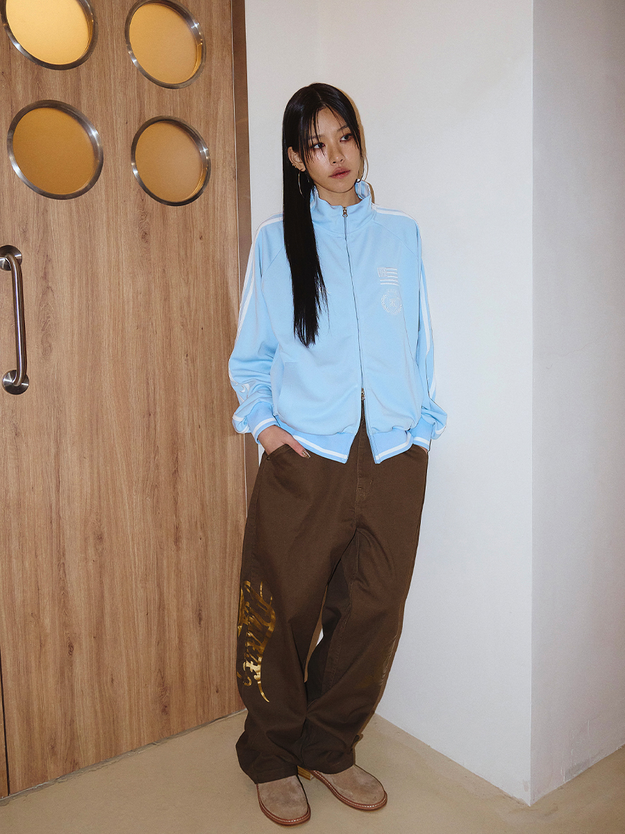 RAGLAN TRACK TOP SKY BLUE - NYXX