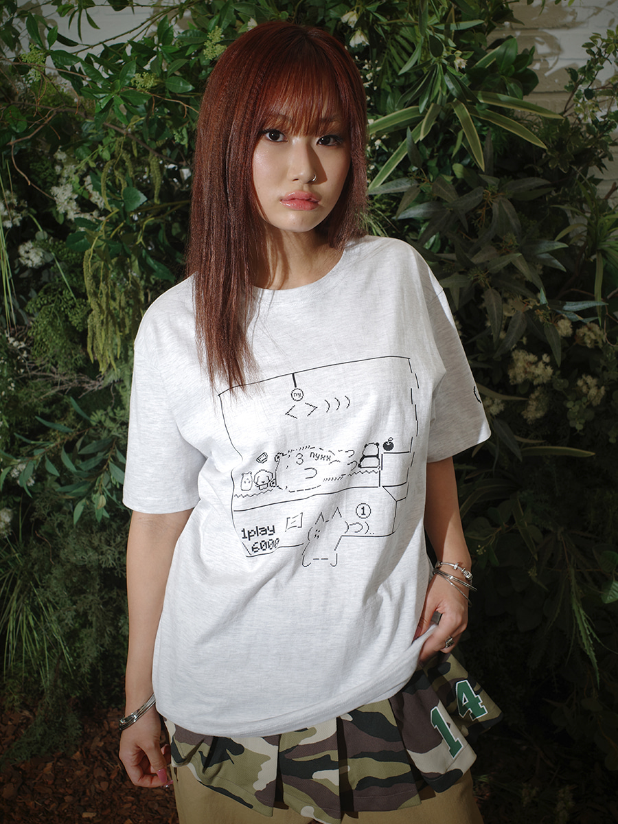◆nyxx◆ NYGD TAN TEE WHITE Graphics T-Shirt | Stance