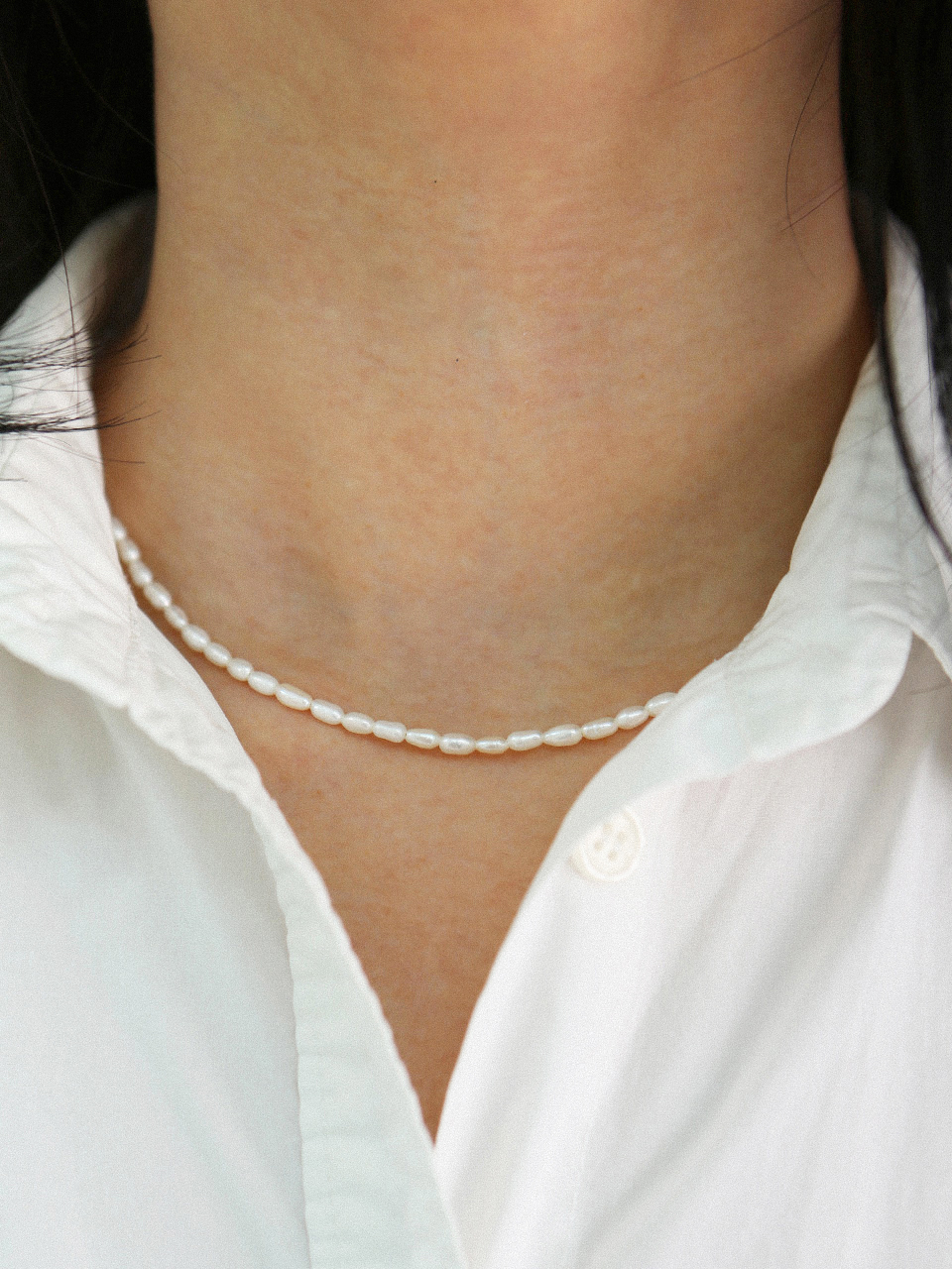 Pure Pearl Necklace (M)
