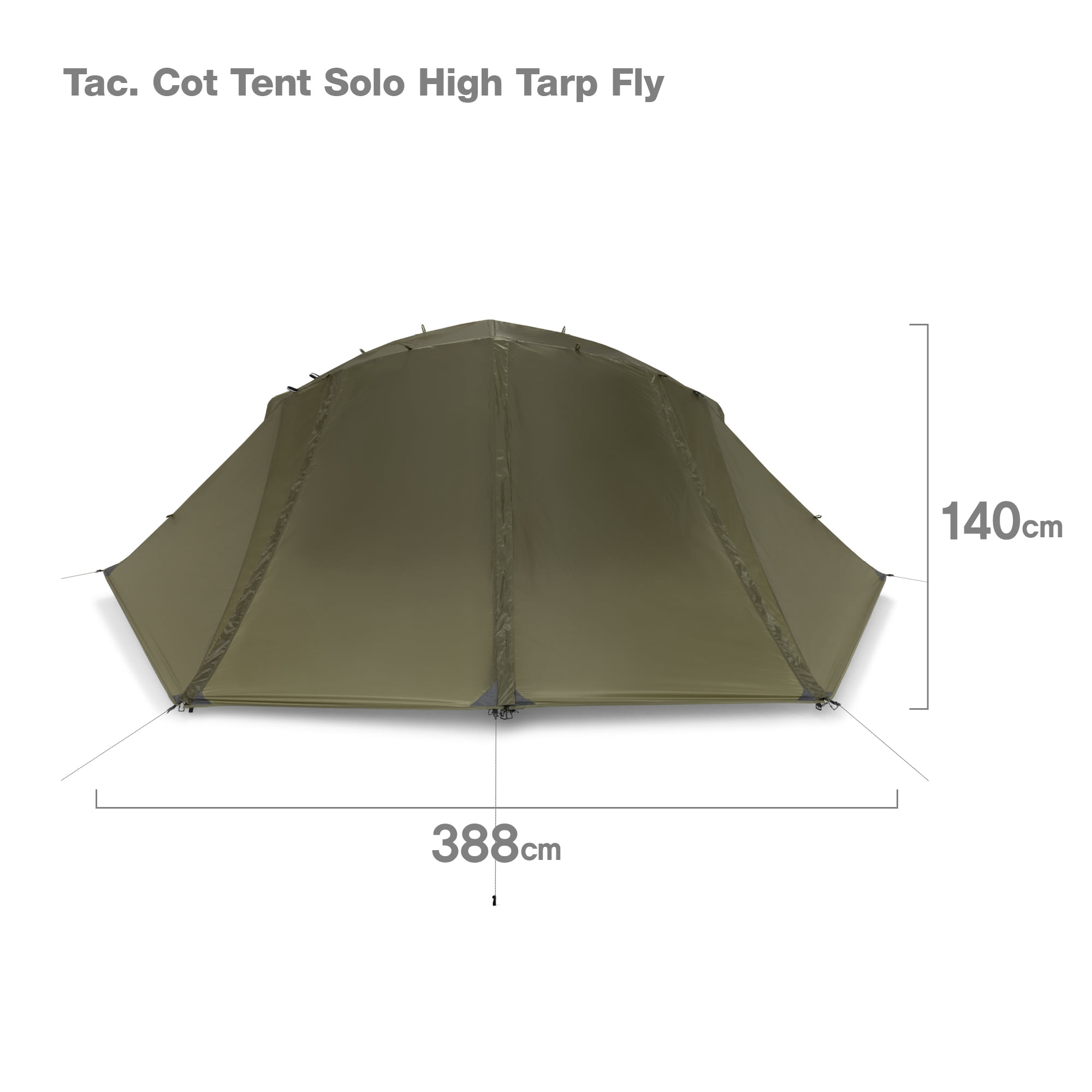 헬리녹스 코트텐트 플라이 하이타프 택티컬라인 밀리터리 탄 | 플롬아웃도어 (울산점)