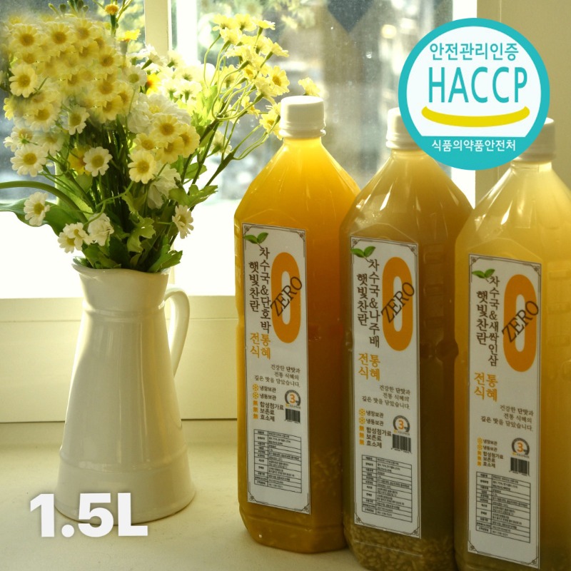 직접만든 차수국 햇빛찬란 전통식혜(나주배/새싹인삼) 1.5L