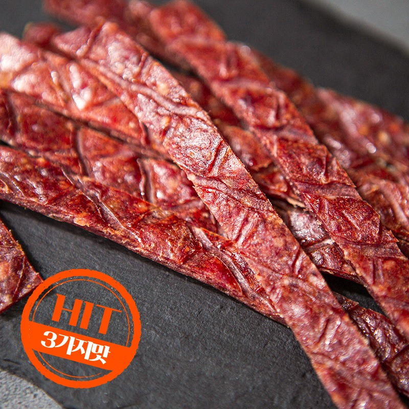 줄서서 먹는 소문난맛집 육포 20g 3가지맛(오리지널,치즈맛,매운맛)