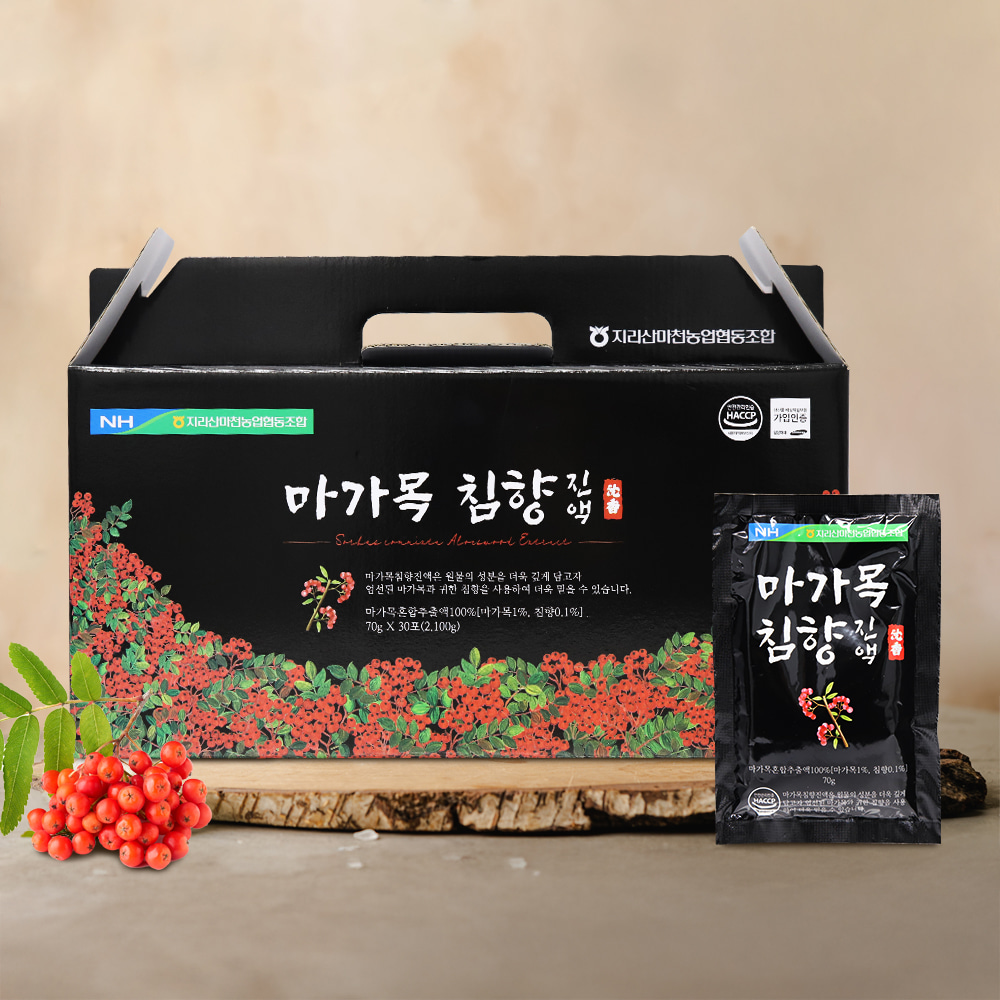 지리산마천농협) 마가목침향진액 70ml x 30포