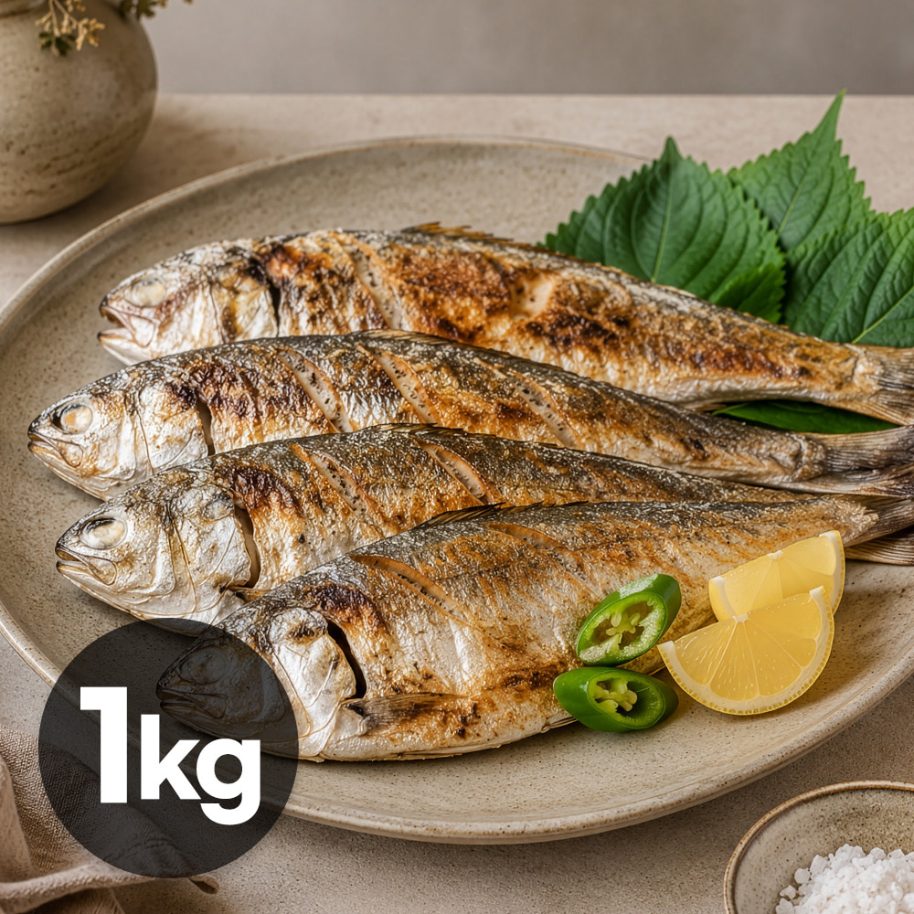 [한정수량 1,000팩!] 여수 바다의 고소한 가을 별미 가을 여수 떡전어 1KG 구이용 8미-13미