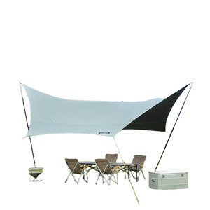 네이처하이크 블랙 글루 육각형 캐노피 자외선 차단 및 방수 야외 대형 캠핑 천막