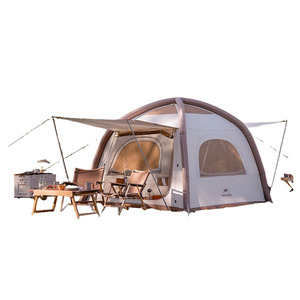 Naturehike ango 공기 풍선 텐트 휴대용 야외 캠핑 실버 코팅 자외선 차단제 및