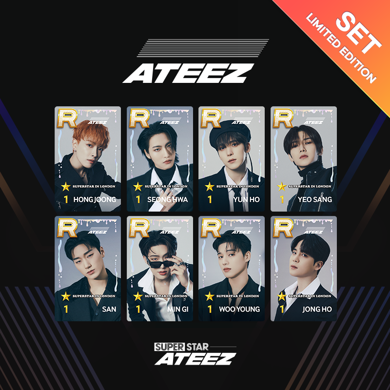 SUPERSTAR ATEEZ ホンジュン トレカ ソウルコン ③ ATEEZ ホンジュン ソウルコン Superstar ソウル限定 トレカ
