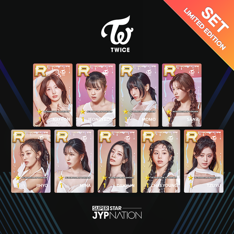 twice ssjyp superstar ロンドン トレカ  ナヨン twice ssjyp superstar ロンドン トレカ ナヨン