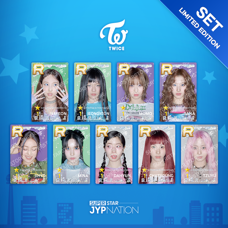 SET] TWICE : SUPERSTAR IN TORONTO #2 : FULL Set Package