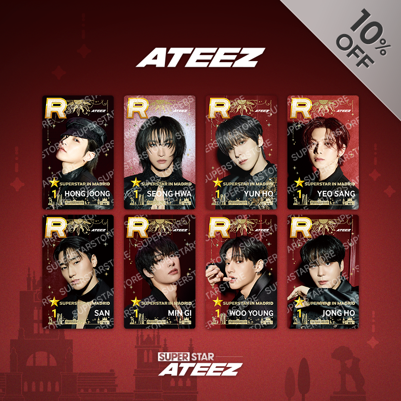 ATEEZ ヨサン SUPERSTAR Madrid 限定 トレカ ATEEZ サン SUPERSTAR Madrid 限定 トレカ